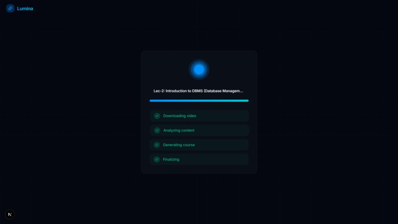 Lumina-AI powered Educator – screenshot 2