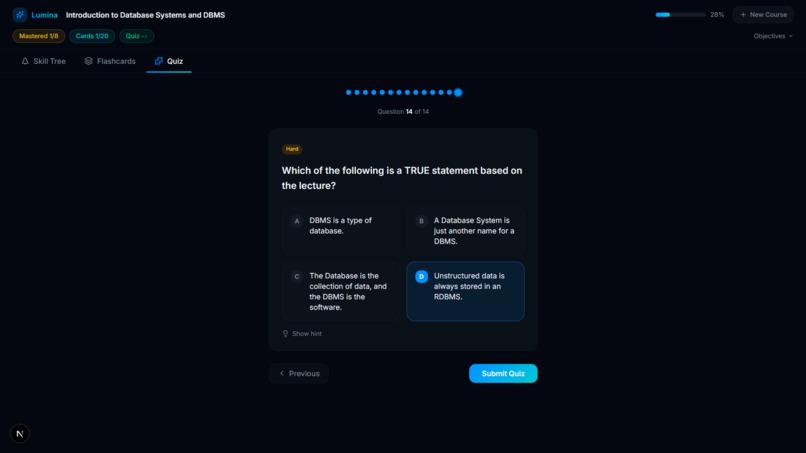 Lumina-AI powered Educator – screenshot 6