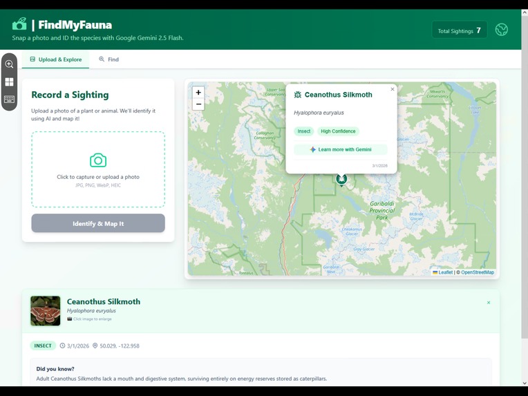 FindMyFauna – screenshot 1