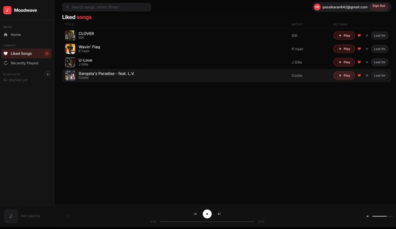 MoodWave – screenshot 2