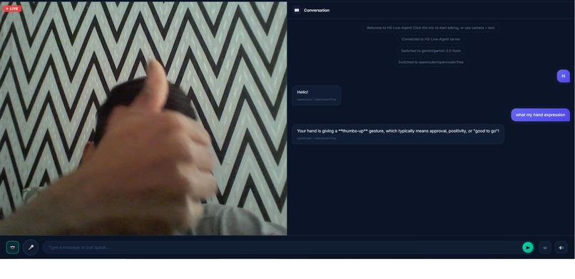 Gemini Live Agent Challenge – screenshot 1