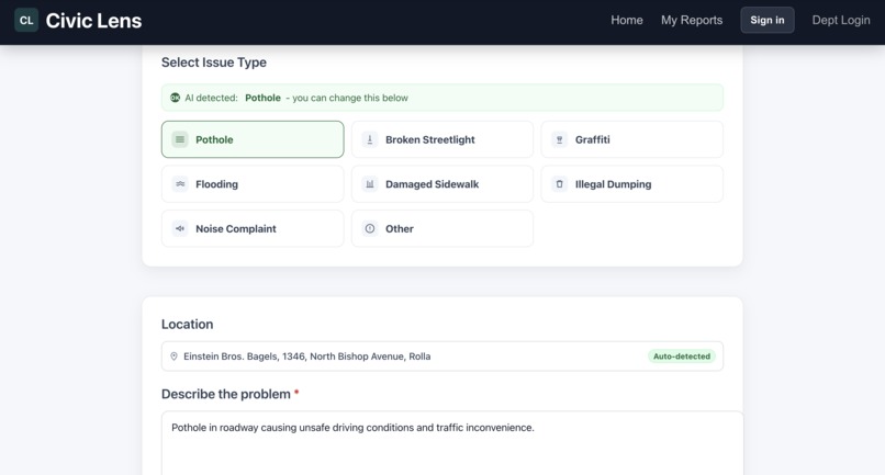 Civic Lens – screenshot 3