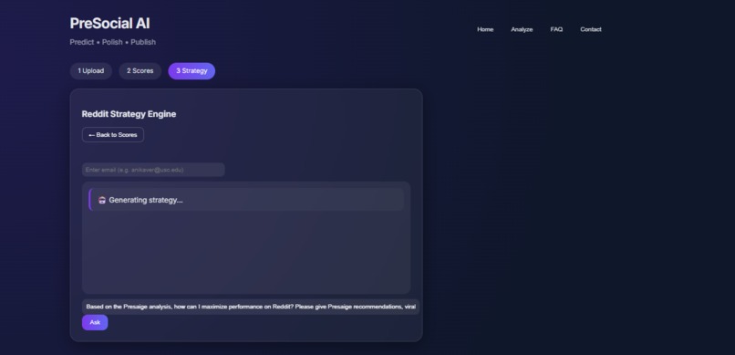 PreSocial AI – screenshot 2