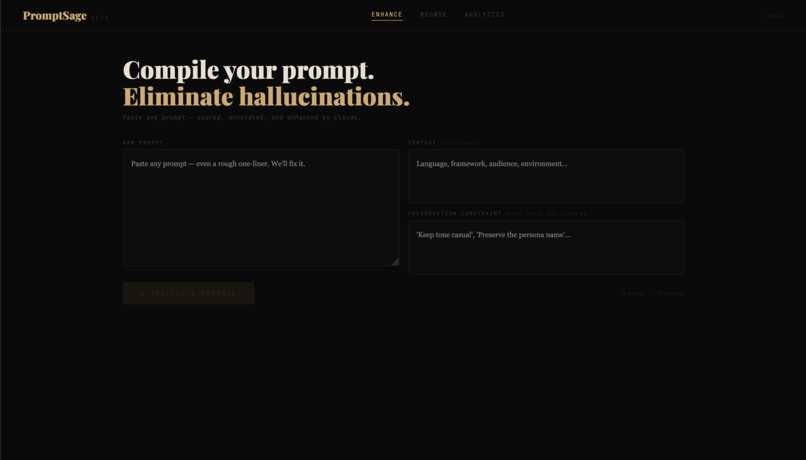PromptSage – screenshot 1