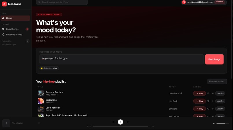 MoodWave – screenshot 1