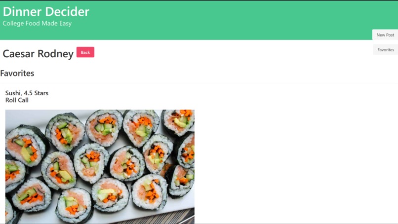 Dinner Decider – screenshot 3