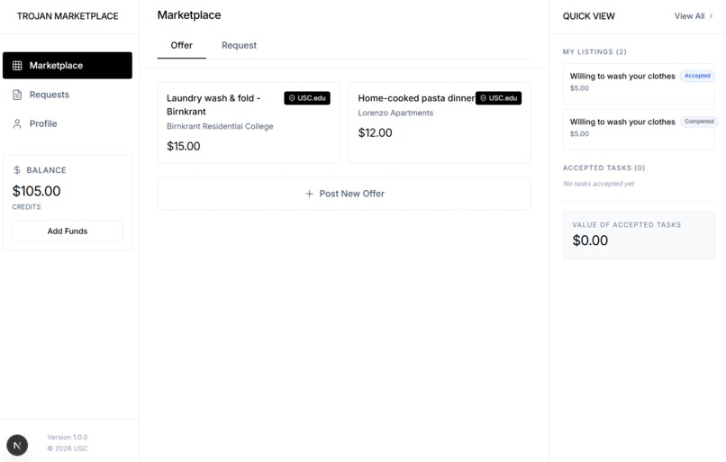 Trojan Marketplace – screenshot 2