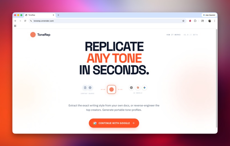 ToneRep – screenshot 1