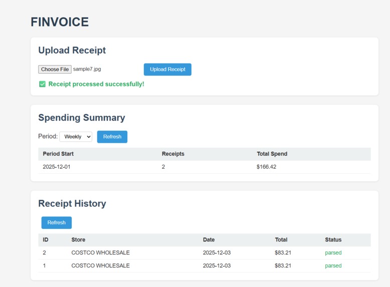 FINVOICE – screenshot 1