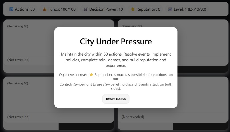 City Under Pressure – screenshot 1