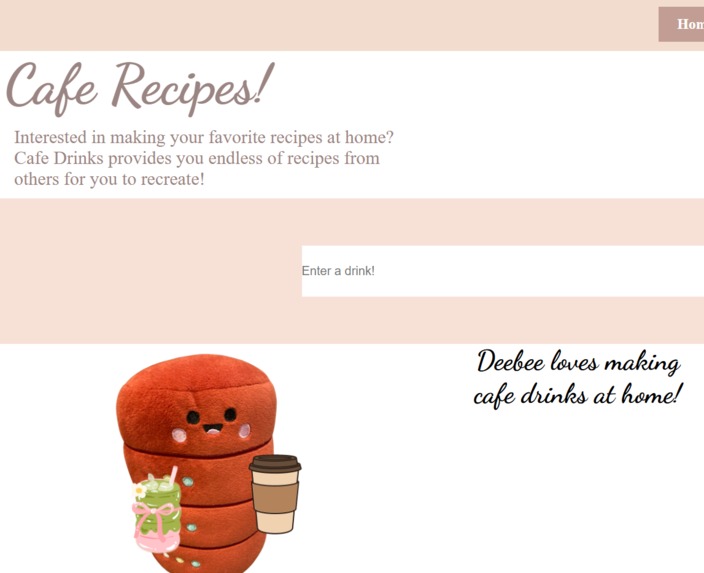 DeeBee's Cafe Recipes  – screenshot 1