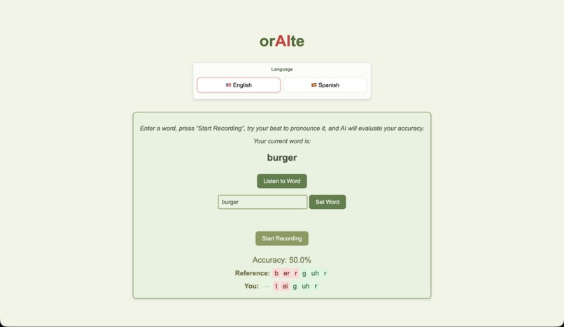 orAIte – screenshot 1