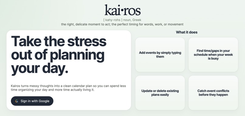 Kairos – screenshot 1