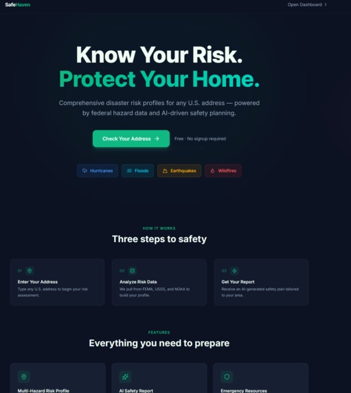 SafeHaven – screenshot 1