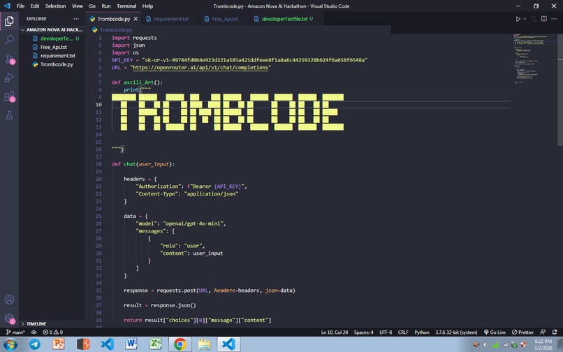 TrombCode – screenshot 1