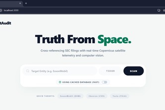 ESG transperency and verification platform (gemini powered)