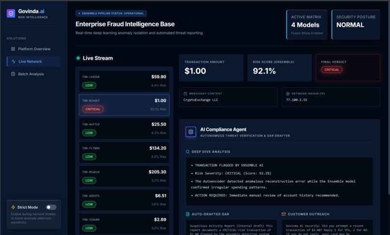 AI-Powered AML & Fraud Detection System by stephen hawking's – screenshot 6