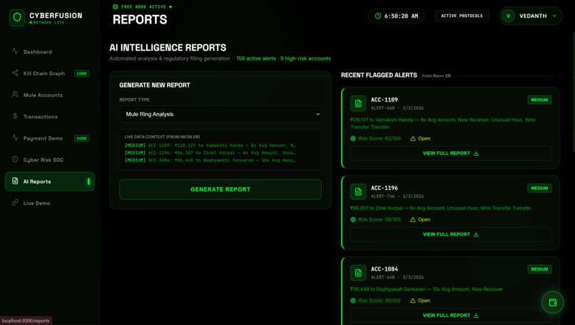 CyberFusion: AI-Driven AML Intelligence – screenshot 7