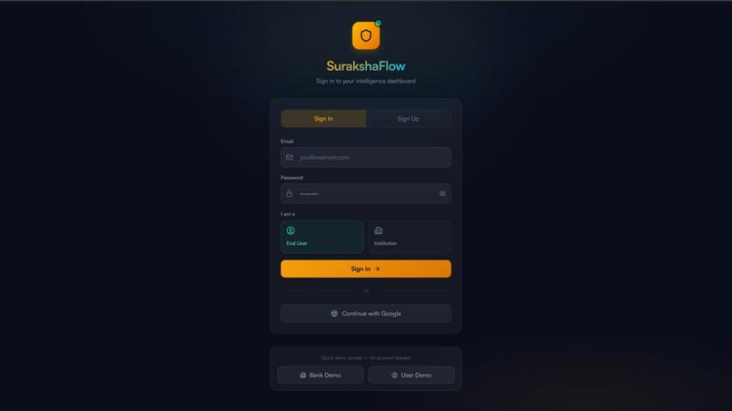Suraksha-Flow by team level-up – screenshot 1