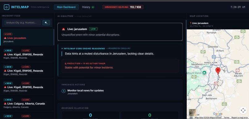 IntelMap – screenshot 2