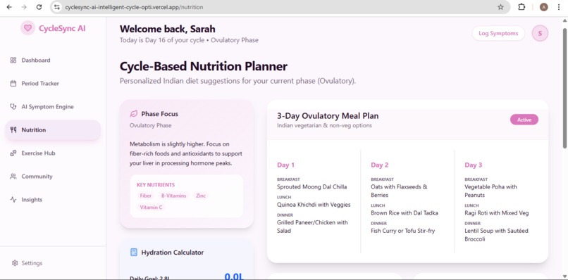 CycleSync – screenshot 3