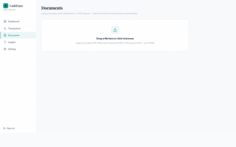 CashTrace - AI Cashflow Copilot for Nigerian SMEs – screenshot 7