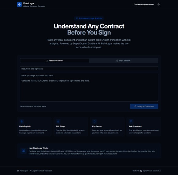 PlainLegal – screenshot 1