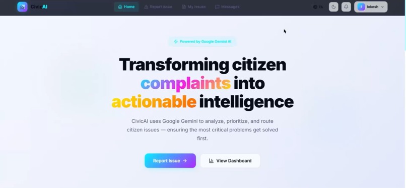 CivicAI 2.0 – AI Urban Risk Intelligence – screenshot 1