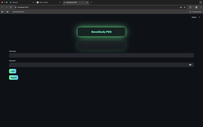 NovaStudy -  AI Study Buddy ( Agentic AI ) – screenshot 1