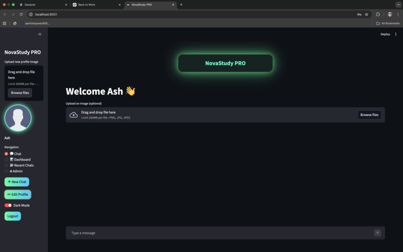 NovaStudy -  AI Study Buddy ( Agentic AI ) – screenshot 4