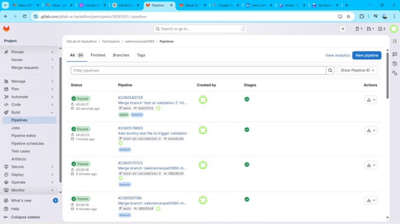 AI Flow Guardian – Automated MR Validation with GitLab Duo – screenshot 3