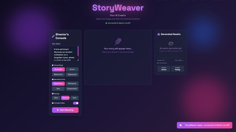 StoryLens AI _ StoryWeaver - The Multimodal Director – screenshot 2