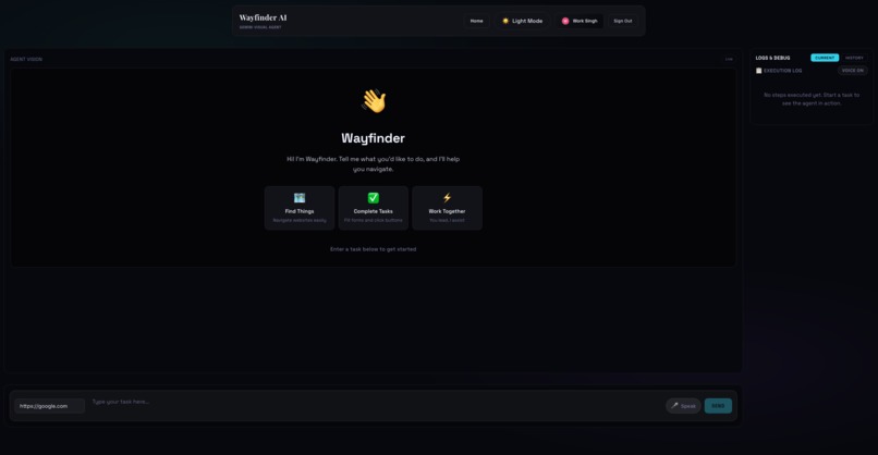 Wayfinder AI: Visual UI Navigator – screenshot 1