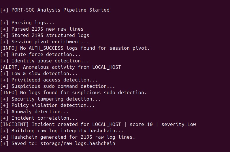 PORTSOC- Portable SOC analyst – screenshot 2