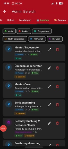 GolfStatus Browser Agent – screenshot 5