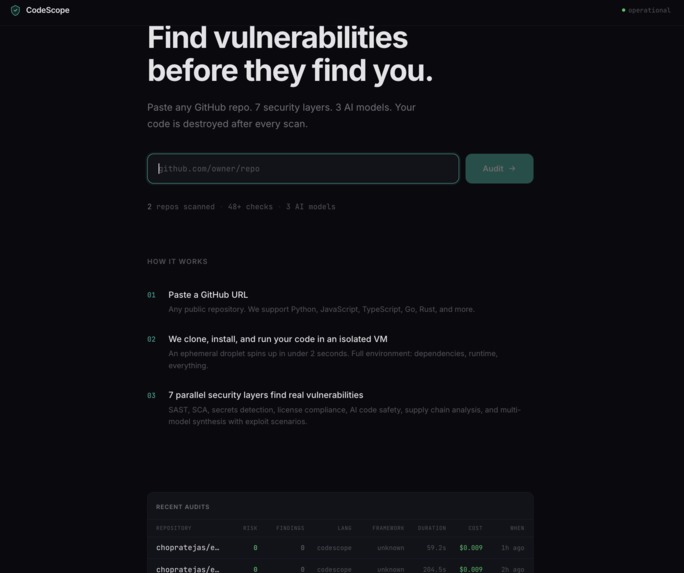 CodeScope – screenshot 1