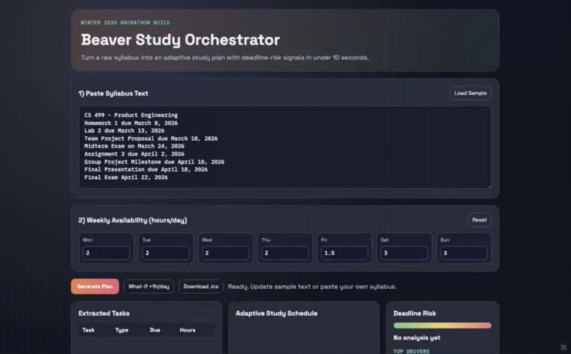 Beaver Study Orchestrator – screenshot 1