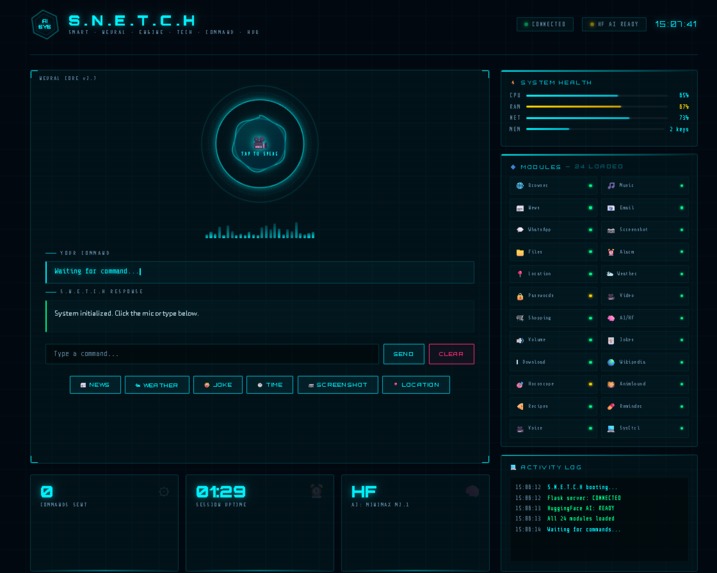 Advance voice assistant S.N.E.T.C.H – screenshot 1