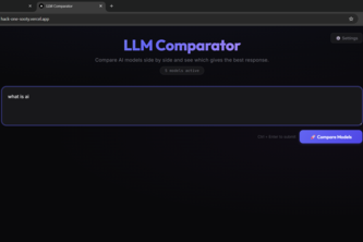 LLM Comparator