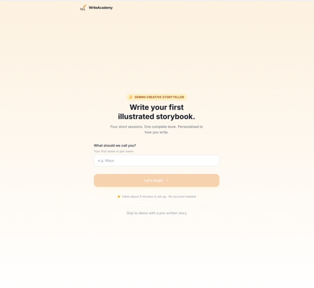 WriteAcademy Storybuilder: AI-Powered Creative Writing Tutor – screenshot 1