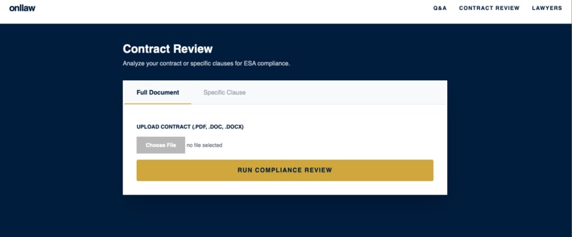onllaw – screenshot 4
