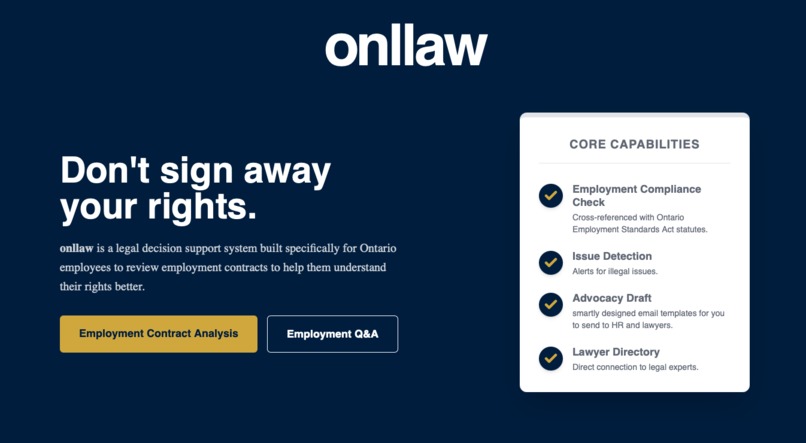 onllaw – screenshot 1
