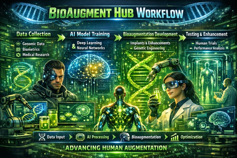 BioAugment AI - Transhumanist Enhancement Platform – screenshot 1