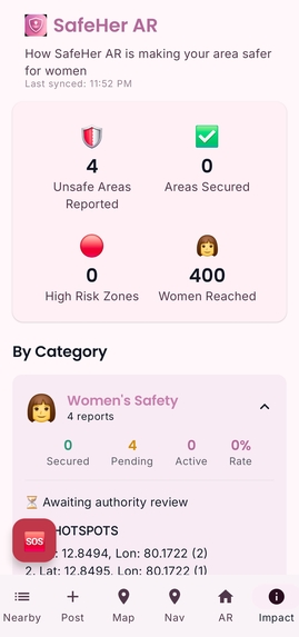 SafeHER AR – screenshot 6