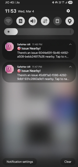 SafeHER AR – screenshot 3
