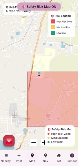 SafeHER AR – screenshot 2