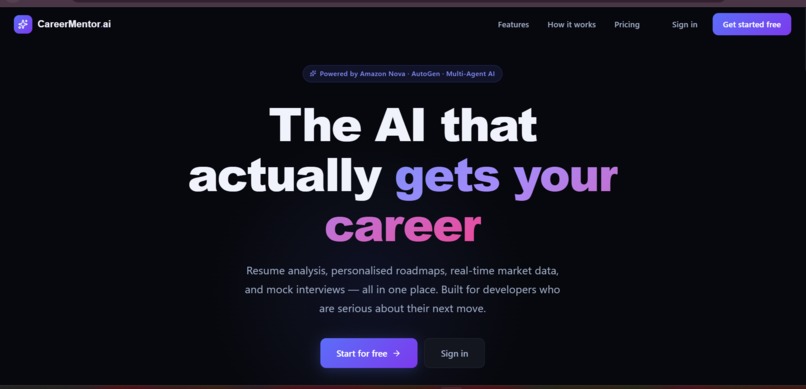 AI Career Mentor — Nova Edition – screenshot 1