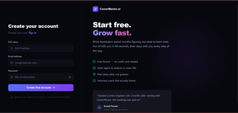 AI Career Mentor — Nova Edition – screenshot 2
