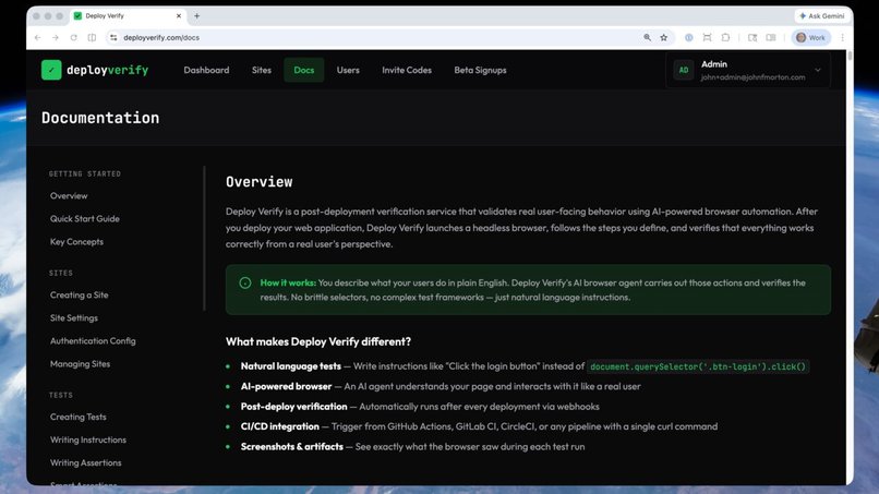 Deploy Verify – screenshot 11
