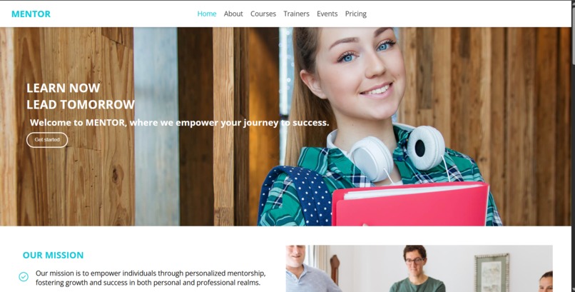 mentor-project – screenshot 1